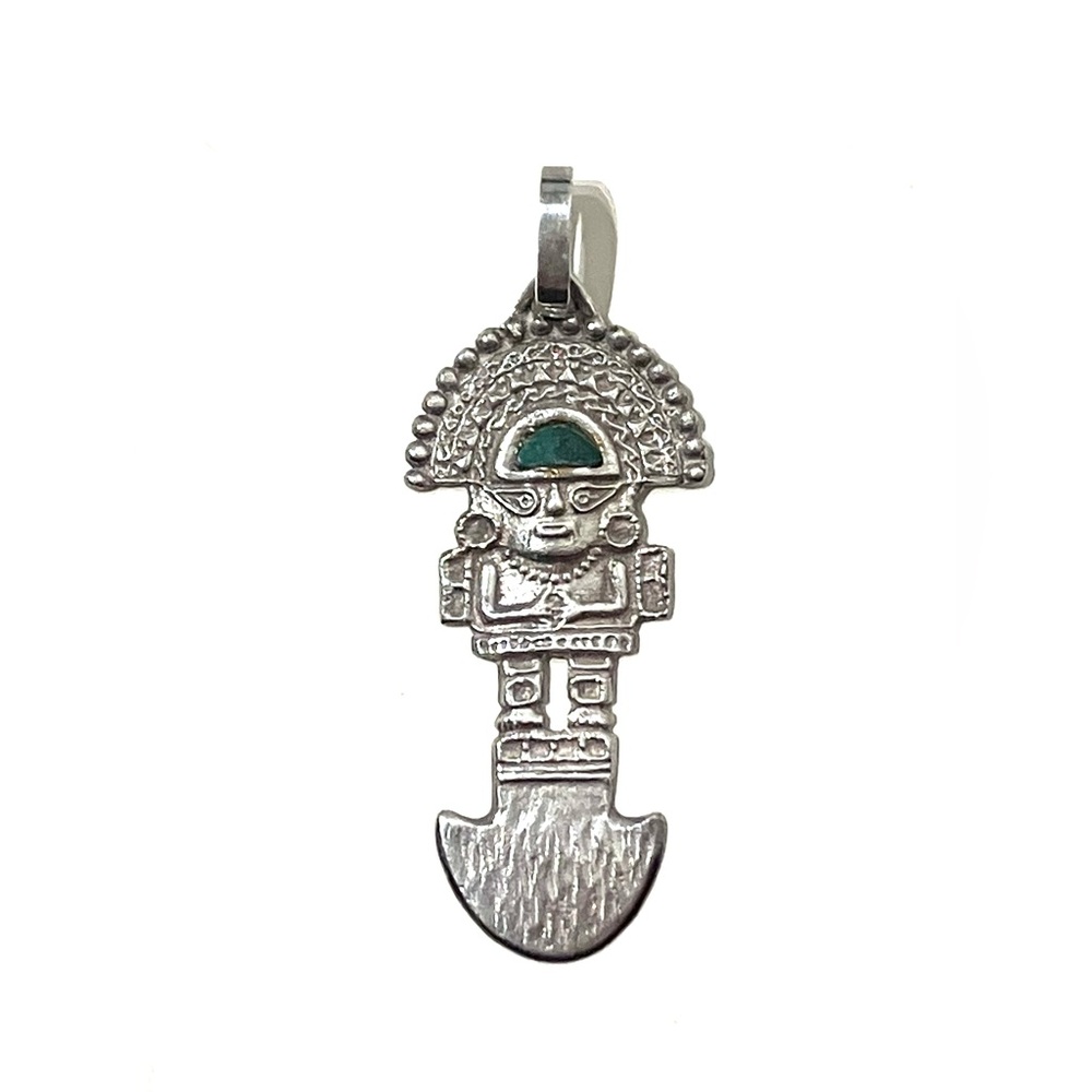 Vintage Peruvian Sterling Silver 925 Tumi Pendant